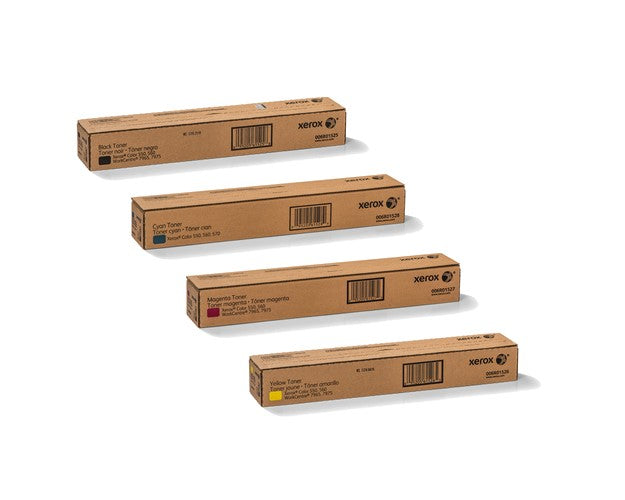 Xerox 006R01525 OEM Toner Set, B/C/M/Y