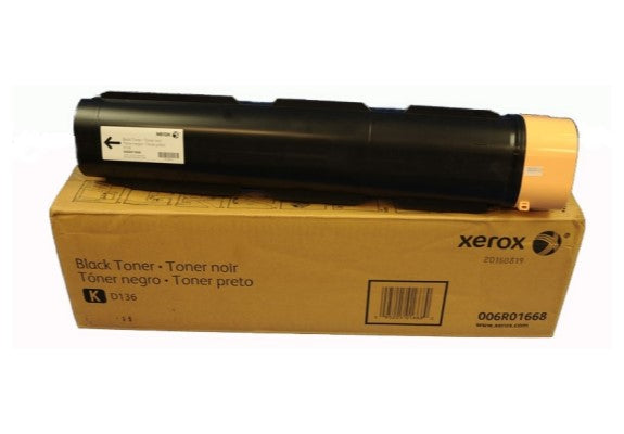 Xerox 006R01668 OEM Toner Cartridge, 65K Pages, Black