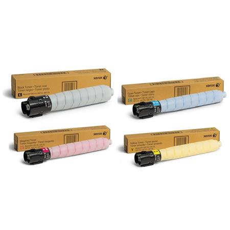 Xerox 006R01746 OEM Toner Set, B/C/M/Y