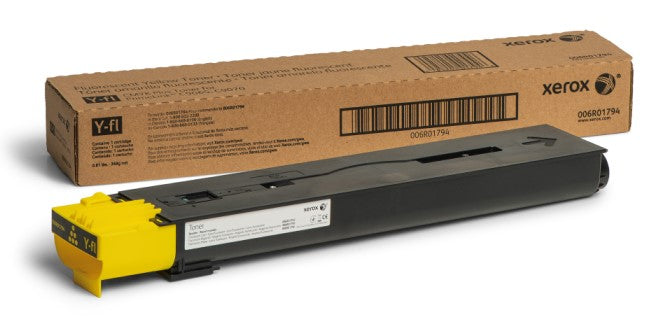 Xerox 006R01794 OEM Toner Cartridge, 16k pages, Fluorescent Yellow