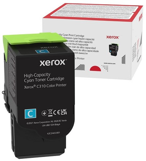 Xerox 006R04365 OEM HY Toner Cartridge, 5.5K Pages, Cyan