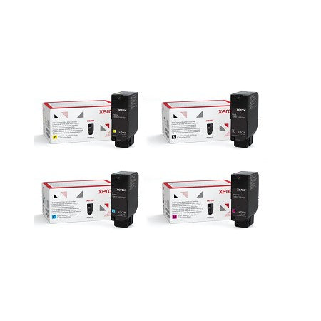 Xerox 006R04616 OEM Toner Set, B/C/M/Y