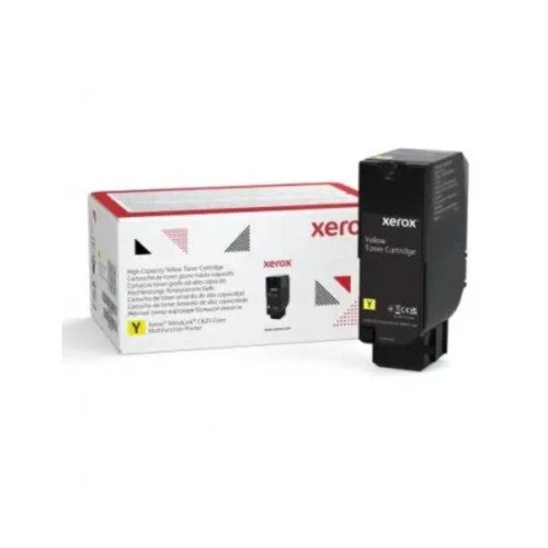 Xerox 006R04667 OEM Toner Cartridge, 12K Pages, Yellow