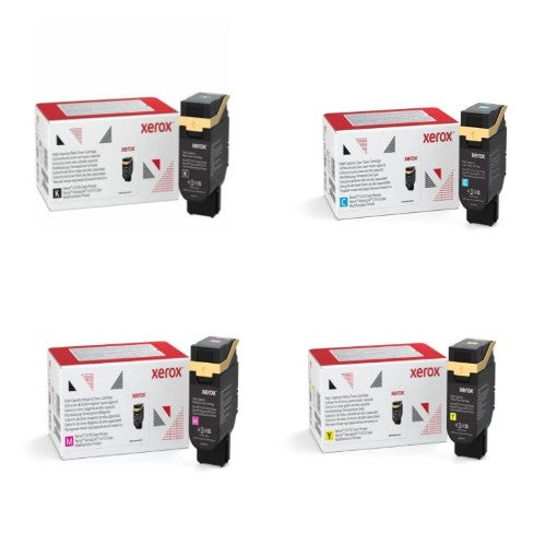 Xerox 006R04685 OEM HY Toner Set, B/C/M/Y