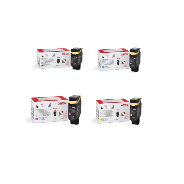 Xerox 006R04823 OEM Toner Set, B/C/M/Y