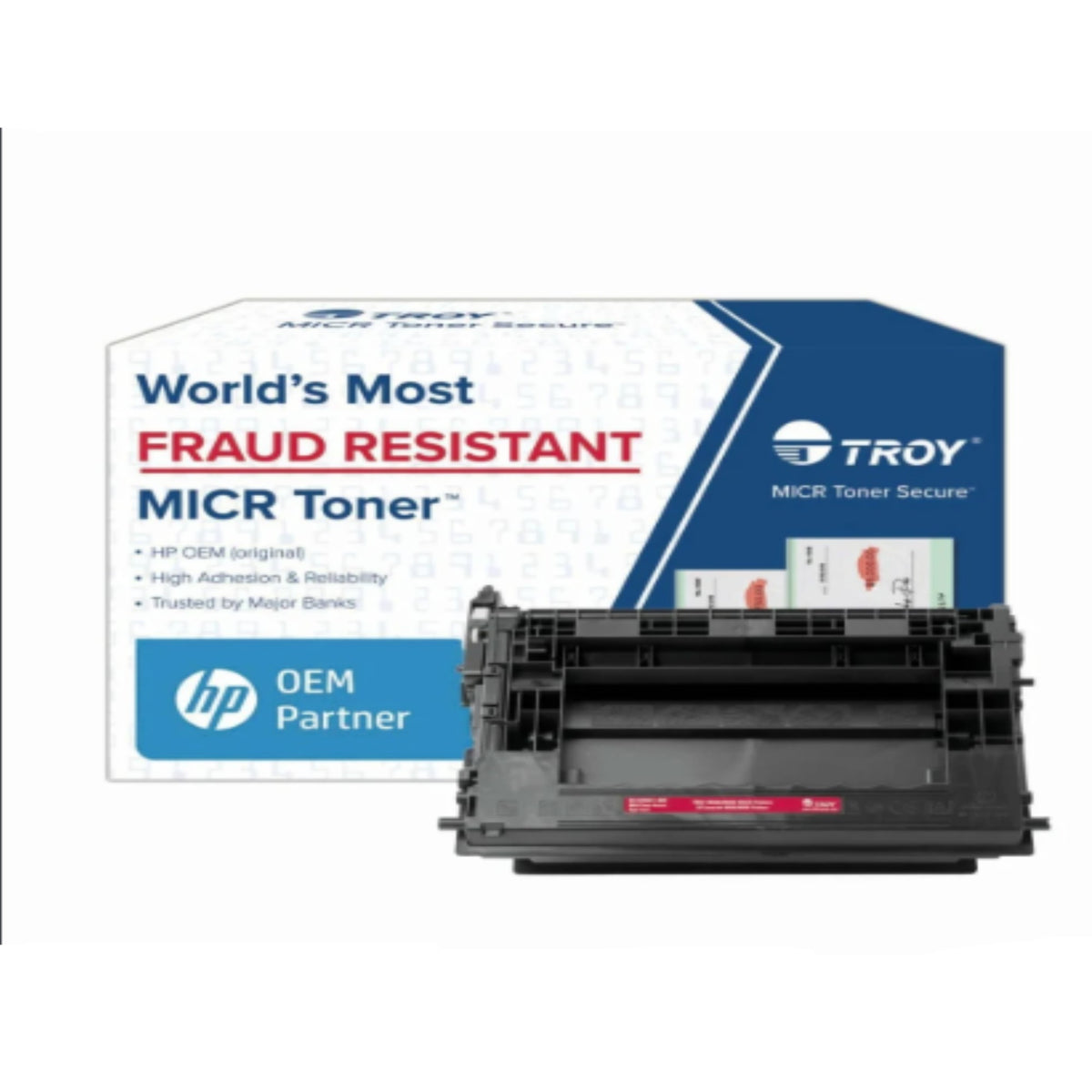Compatible for W1380ACM Troy 3001 MICR Toner Secure Cartridge, 4k Pages
