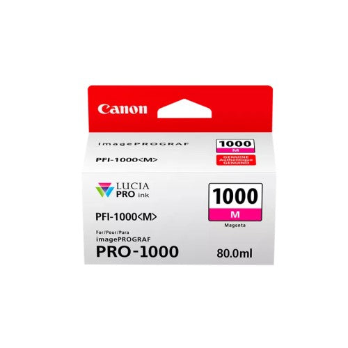 Canon PFI-1000 0548C002 OEM Ink Tank, 80ml, Magenta