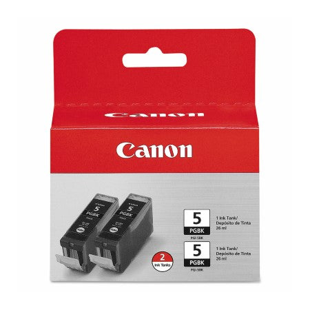 Canon 0628B009 PGI-5BK OEM Ink Dual Pack, Black