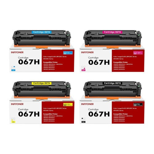 Canon CRG 067H 5106C001 OEM HY Toner Set, B/C/M/Y