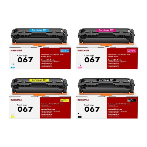 Canon CRG 067 5102C001 OEM Toner Set, B/C/M/Y