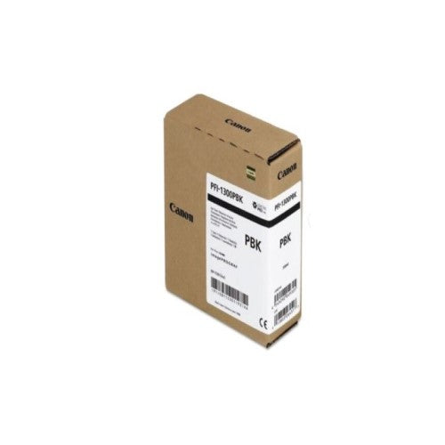 Canon 0810C001 PFI-1300MBK OEM Ink Tank, 330ml Pages, Matte Black
