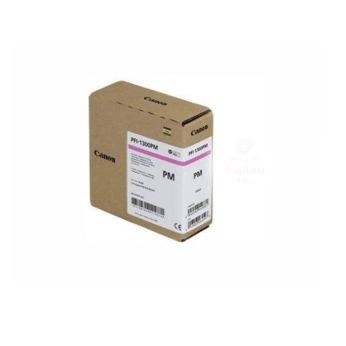 Canon 0816C001 PFI-1300PM OEM Ink Tank, 330ml Pages, Photo Magenta