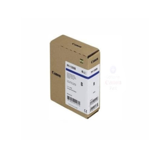 Canon 0820C001 PFI-1300B OEM Ink Tank, 330ml Pages, Blue Original