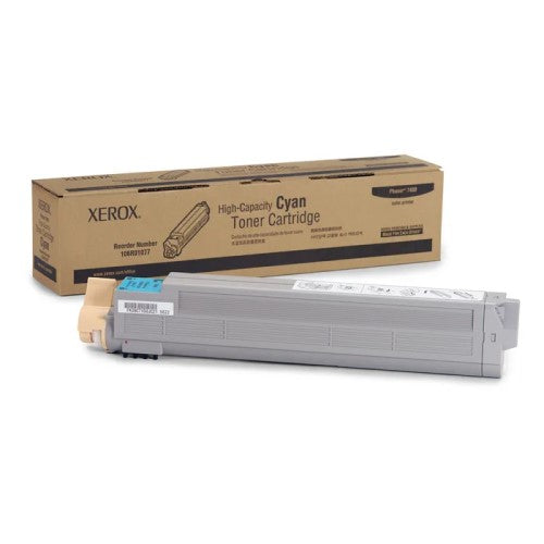 Xerox 106R01077 OEM HY Toner Cartridge, 18K Pages, Cyan