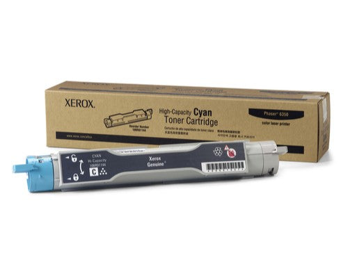 Xerox 106R01144 OEM HY Toner Cartridge, 10K Pages, Cyan