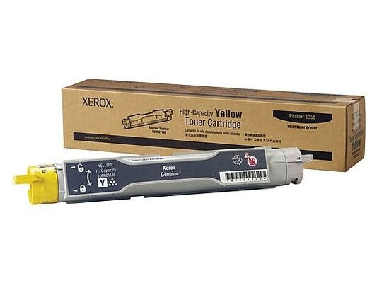 Xerox 106R01146 OEM HY Toner Cartridge, 10K Pages, Yellow