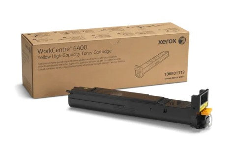 Xerox 106R01319 OEM HY Toner Cartridge, 16.5K Pages, Yellow