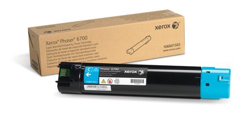 Xerox 106R01503 OEM Toner Cartridge, 5K pages, Cyan