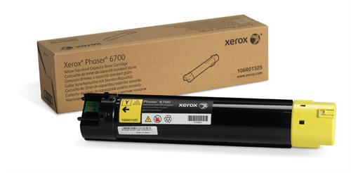 Xerox 106R01505 OEM Toner Cartridge, 5K pages, Yellow
