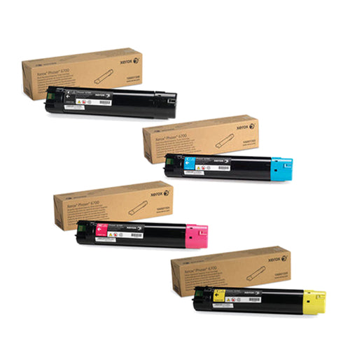 Xerox 106R01506 OEM Toner Set, B/C/M/Y