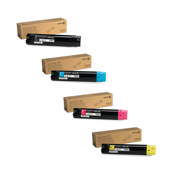 Xerox 106R01510 OEM HY Toner Set, B/C/M/Y