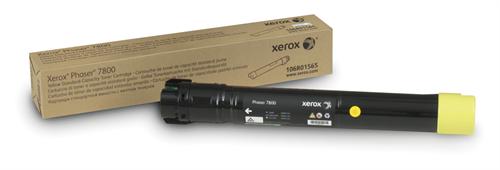 Xerox 106R01565 OEM Toner Cartridge, 6K pages, Yellow