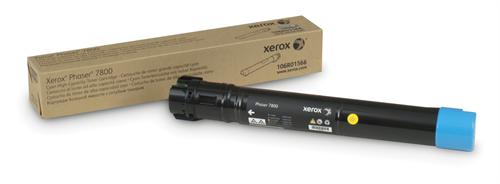 Xerox 106R01566 OEM HY Toner Cartridge, 17200 pages, Cyan