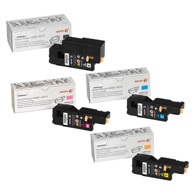 Xerox 106R01630 OEM Toner Set, B/C/M/Y