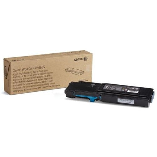 Xerox 106R02744 OEM HY Toner Cartridge, 7500 pages, Cyan