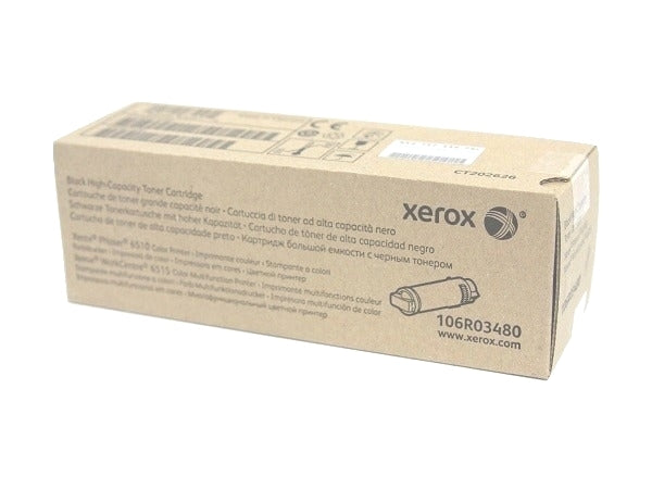 Xerox 106R03480 OEM HY Toner Cartridge, 5500 pages, Black
