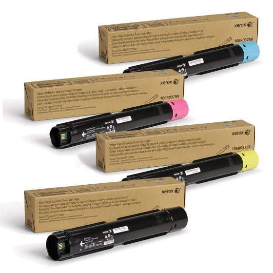 Xerox 106R03757 OEM HY Toner Set, B/C/M/Y