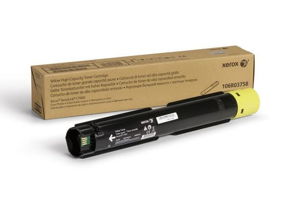 Xerox 106R03758 OEM HY Toner Cartridge, 10.1K Pages, Yellow