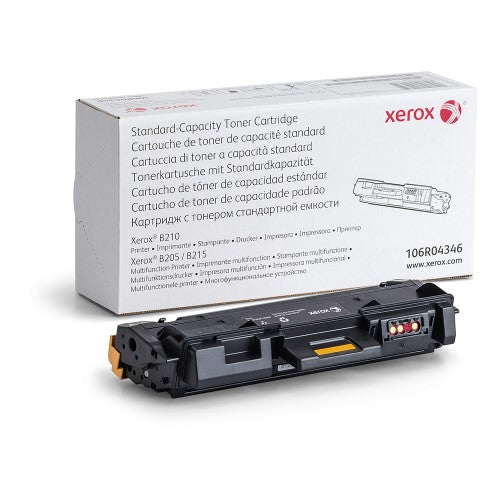 Xerox 106R04346 OEM Toner Cartridge, 1.5k pages, Black