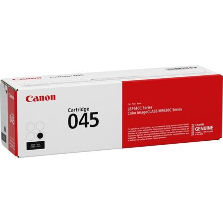 Canon 1242C001 CRG 045 OEM Toner Cartridge, 1.4K Pages, Black