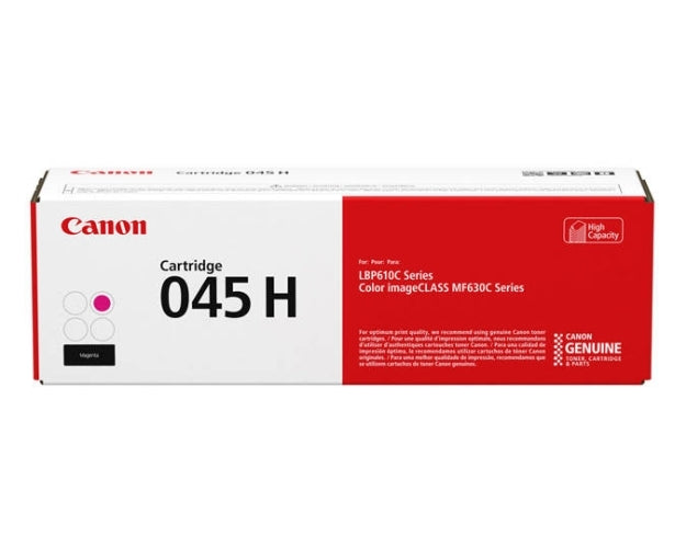 Canon 1244C001 CRG 045H OEM HY Toner Cartridge, 2.2K Pages, Magenta