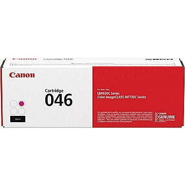 Canon 1248C001 CRG 046 OEM Toner Cartridge, 2.3K Pages, Magenta