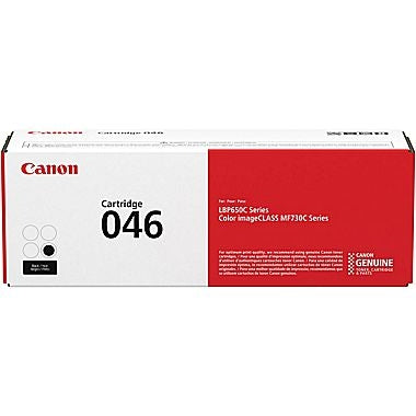 Canon 1250C001 CRG 046 OEM Toner Cartridge, 2.2K pages, Black