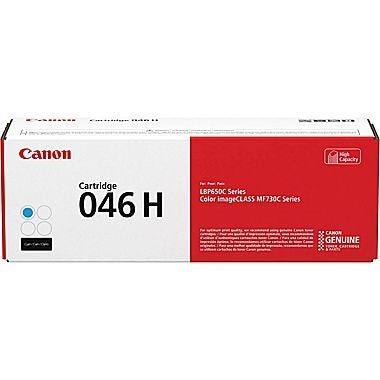 Canon 1253C001 CRG 046H OEM HY Toner Cartridge, 5K pages, Cyan