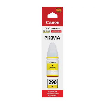 Canon 1598C001 GI-290 OEM Ink Cartridge, 7K Pages, Yellow