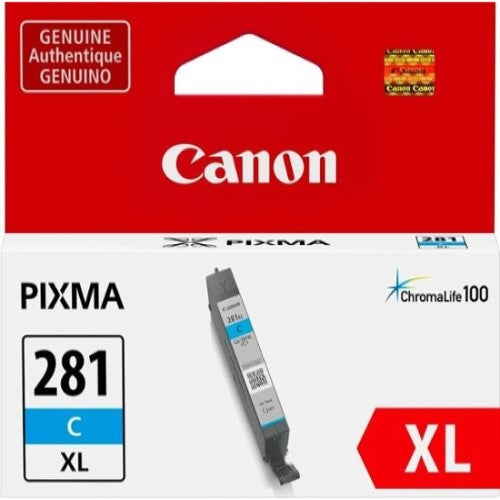 Canon 1980C001 CLI-281 XXL OEM HY Ink Tank, Cyan