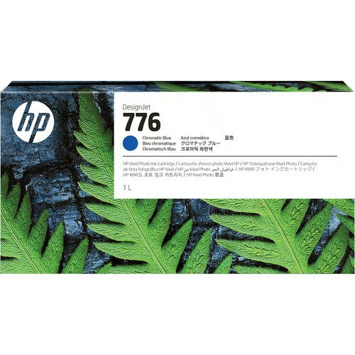 HP 776 1XB04A OEM Ink Cartridge, 1 L, Chromatic Blue