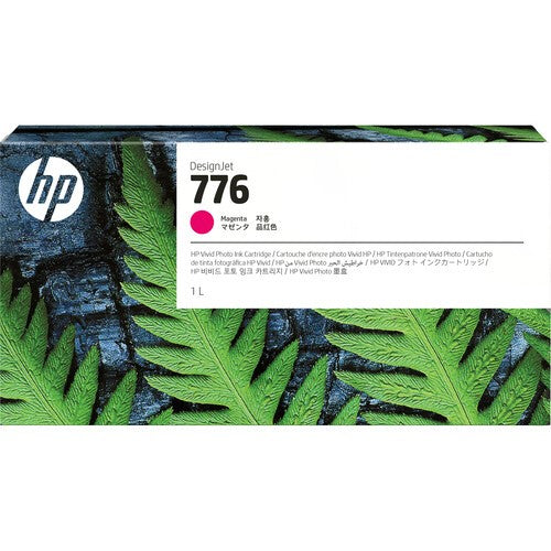 HP 776 1XB07A OEM Ink Cartridge, 1 L, Magenta