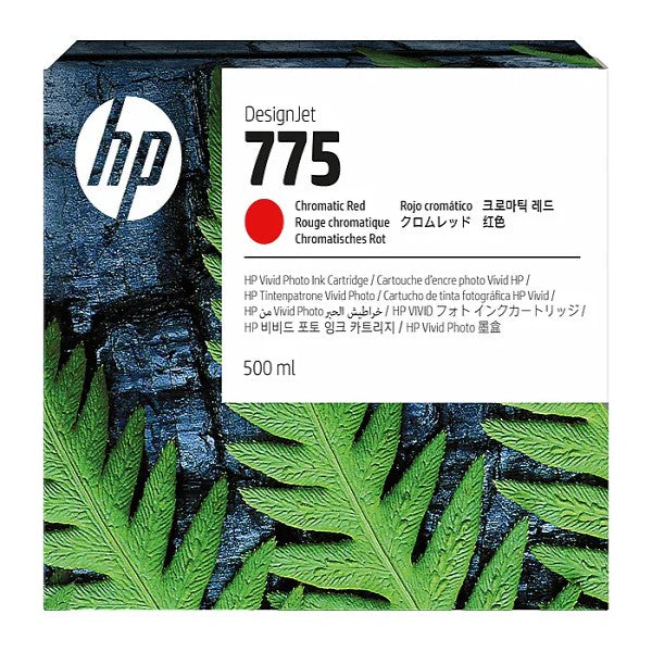 HP 775 1XB20A OEM Ink Cartridge, 500ml Pages, Chromatic Red