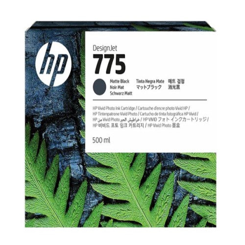 HP 775 1XB21A OEM Ink Cartridge, 500ml Pages, Black Photo Ink