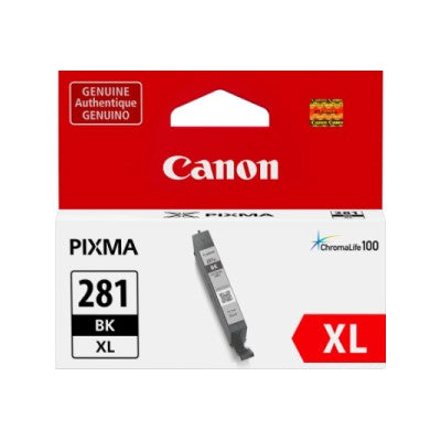 Canon 2037C001 CLI-281XL OEM HY Ink Cartridge, 8.3 mL, Black