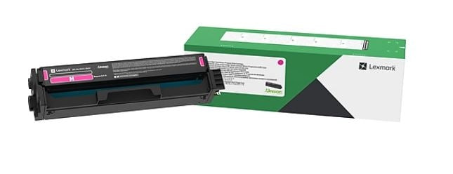 Lexmark 20N10M0 OEM Return Program Print Cartridge, 1.5 Pages, Magenta