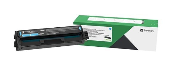 Lexmark 20N1HC0 OEM HY Return Program Toner Cartridge, 4.5 Pages, Cyan