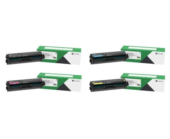 Lexmark 20N1XK0 OEM Extra HY Return Program Toner Set, B/C/M/Y