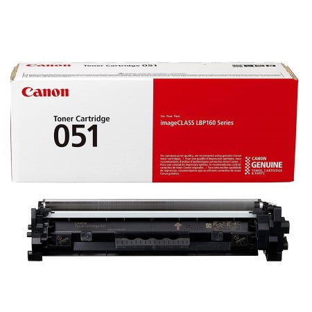 Canon CRG 051 2168C001AA OEM Toner Cartridge, 1.7K Pages, Black