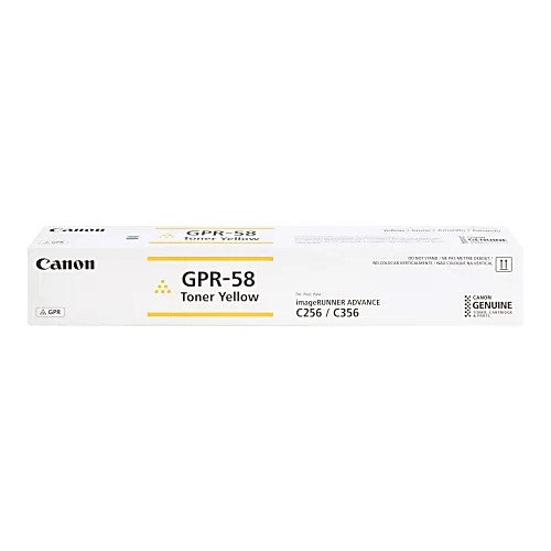 Canon 2185C003 GPR58 OEM Toner Cartridge, 18K Pages, Yellow
